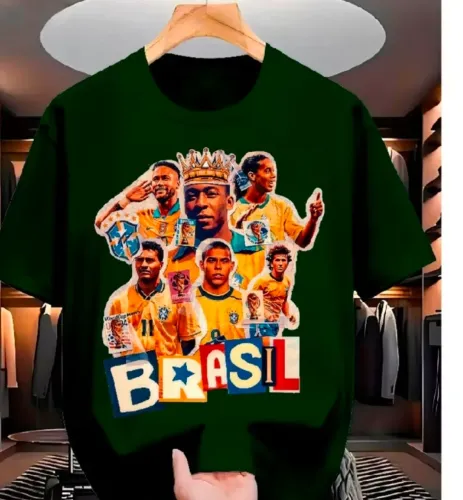 Camisa personalizada Reis do Brasil copa