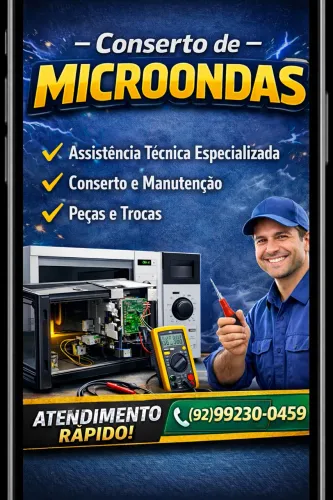 Conserto de microondas microtech a domicílio