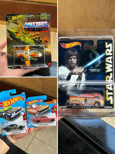 Kit Hot Wheels 4 miniaturas