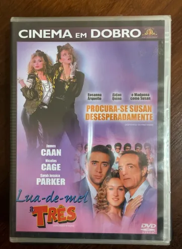 DVD Procura-se Suzan desesperadamente e Lua de mel a três