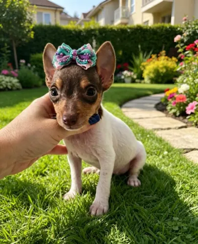 Pinscher de qualidade fêmea apaixonante