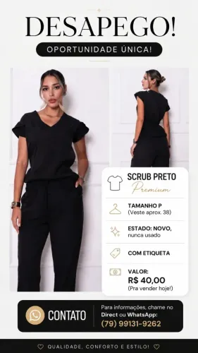 Scrub Premium / Pijama Enfermagem ou odonto/ Uniforme Lash ou Nail design