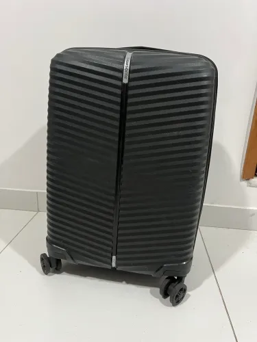 Mala de Viagem Samsonite Varro Preta Rígida - Original