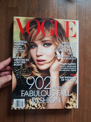 Revista vogue jennifer lawrence fotografia