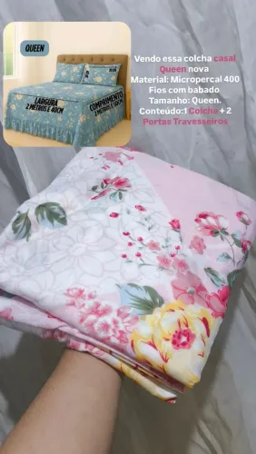 Colcha casal Queen nova