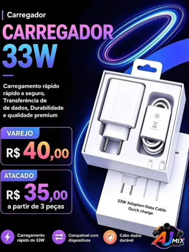 CARREGADOR TIPO C