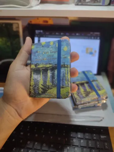 Mini Caderno Van Gogh - Compacto, Artístico e Prático