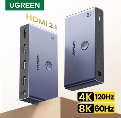 UGREEN Switch Hdmi 2.1 4k 120Hz - 8k 120Hz 3 in 1