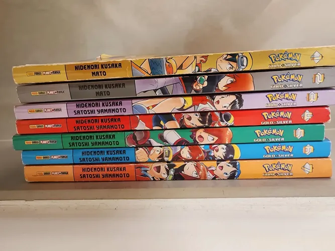 Mangás pokemon Gold e Silver