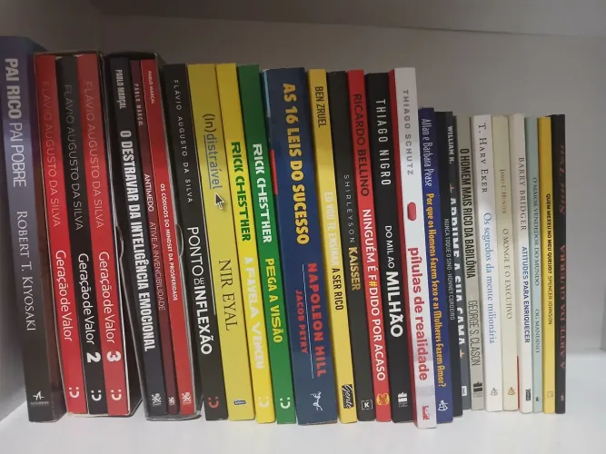 Coleção de Livros de Desenvolvimento Pessoal e Finanças - Vários Títulos Famosos