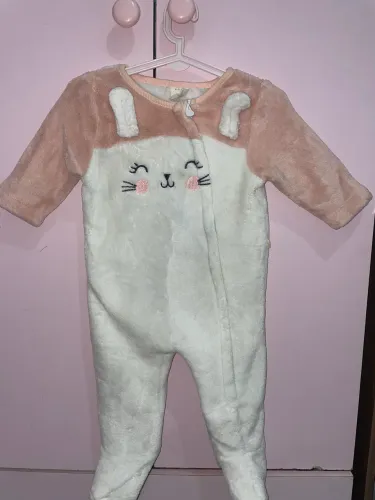 Macacão bebê infantil pelúcia plush