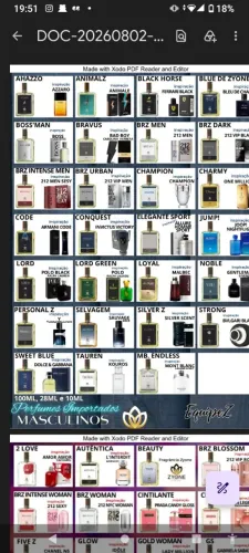 Perfumes importados