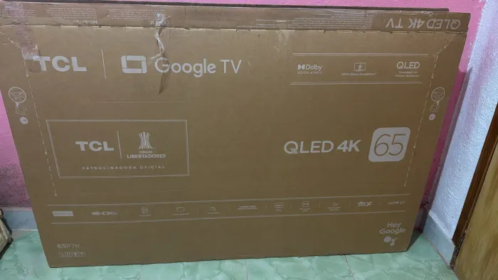 TV 65 TCL QLED 2 meses de uso.