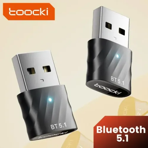 Adaptador Bluetooth 5.1 USB Toocki Original para PC e Notebook