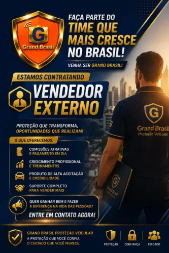 VAGA DE EMPREGO - CONSULTOR DE VENDAS 