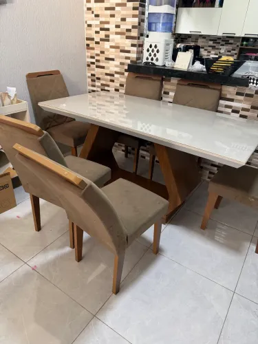 mesa jantar com cadeiras 