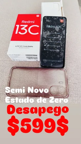 Celular xiaomi redmi 13C semi novo DESAPEGO