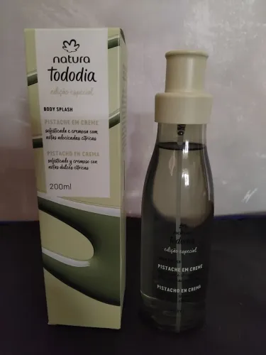Body splash pistache em crema(lançamento Natura)