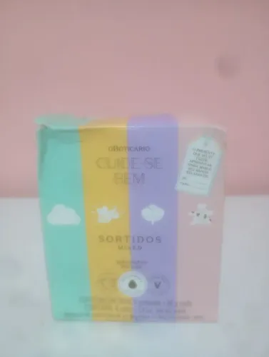 CAIXA DE SABONETES O BOTICÁRIO