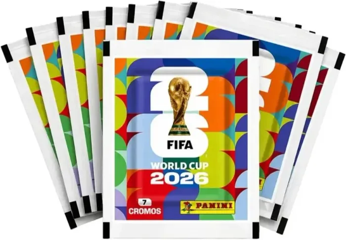 Pacote de Figurinhas álbum Copa do Mundo 2026