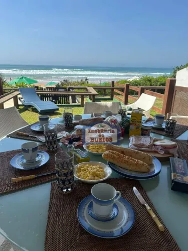 Casa pé na areia no melhor ponto de Geribá com 4 quartos -Aluguel temporada