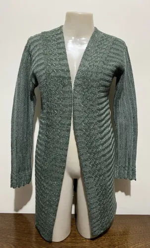 Cardigan Verde Mesclado
