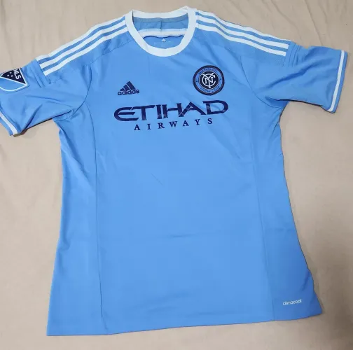 Camisa Adidas New York City FC 2015 Original G - MLS - David Villa, Pirlo e Lampard