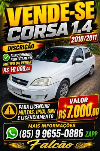 Chevrolet Corsa Sed. Maxx 1.4 8V Econoflex 4P 2011