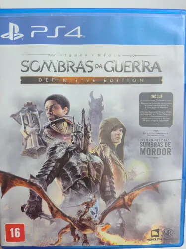 Terra Média Sombras da guerra edição difinitiva