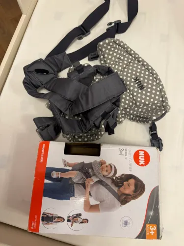 Canguru Baby Carrier Natural Fit 3 Em 1 Cinza - Nuk