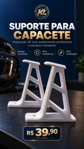 Suporte capacete 3D