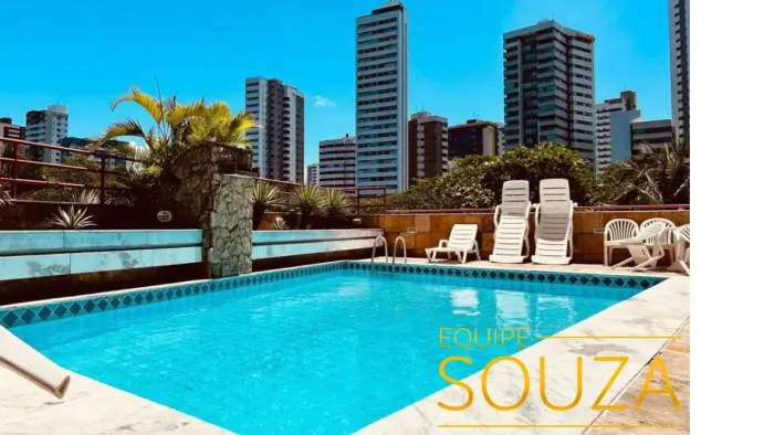 Apartamento no Edf. Aquarius | 208m², 4 quartos, 2 suítes e vista para o Rio Capibaribe. R
