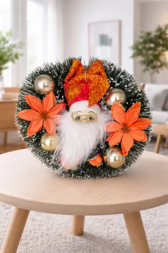 Guirlanda de Natal Decorativa - Papai Noel
