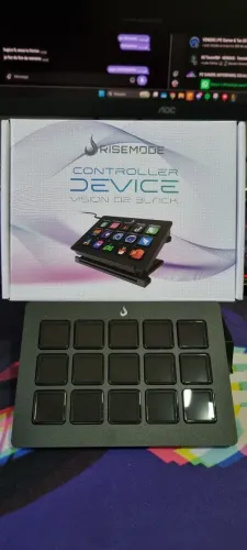 Mesa Controladora de Stream Deck Rise Mode Vision 02 Alumínio