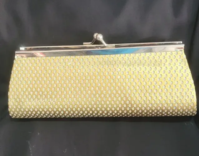 Bolsinha clutch de festa, de mão, pequena (Nova)