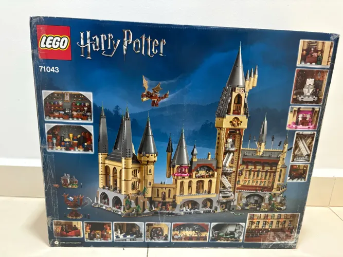 Lego hogwarts castle 71043 usado completo, desmontado separado em bags numeradas