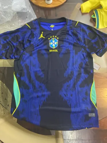 camisa brasil cbf jordan azul  Tamanho G