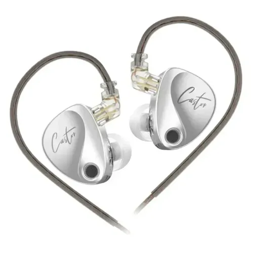 Fone KZ Castor Silver - Harman Target (Novo na Caixa)