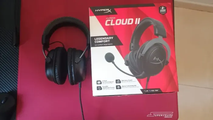Headset Hyperx Cloud II (menos de 5 meses de uso)