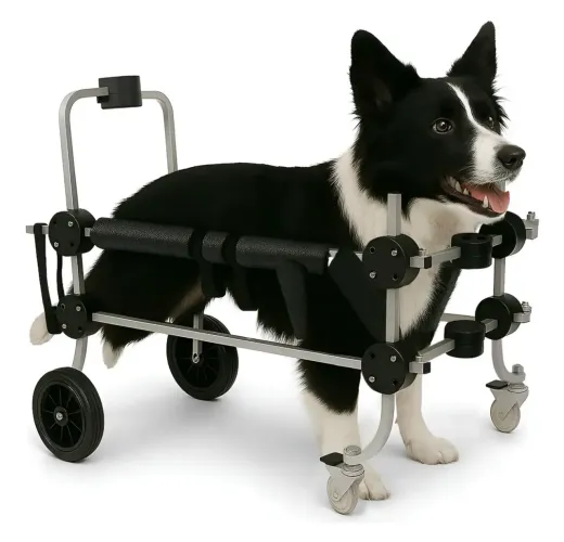 Cadeira de 4 rodas para pet