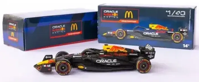 Miniatura Carro F1 Mcdonald's Red Bull