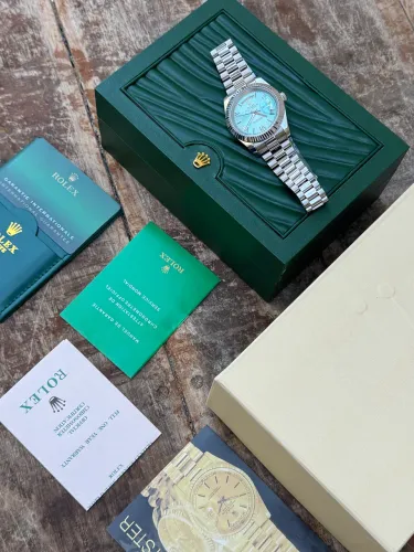 Relogio Rolex Day-Date Platina Completo