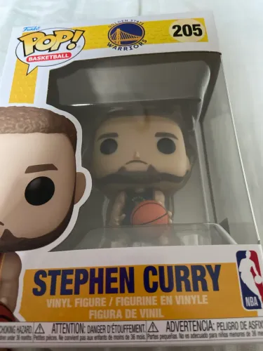 Funko Pop NBA Stephen Curry 205 - Golden State Warriors (Novo e Original)