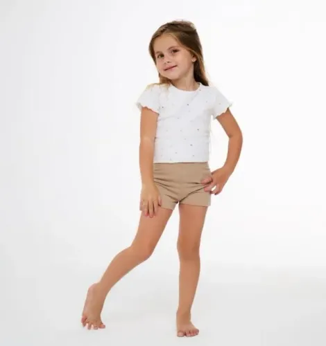 short interno infantil de algodão