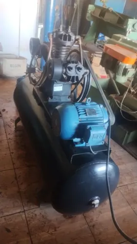 Compressor Industrial 40 Pés 450L Completo + Chave Magnética + 40m mangueira. Etc 