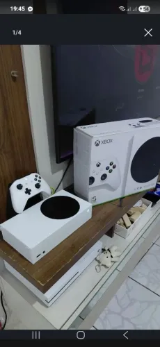 XBOX SÉRIES S 12X C/J ACEITO PS4 SLIM 1TB + VOLTA