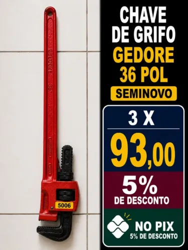 CHAVE DE GRIFO GEDORE 36 POL