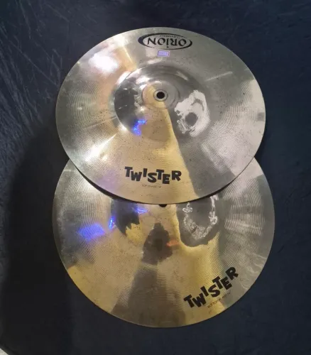 Pratos hithat chimball Orion Twister 14 na Musical Brother