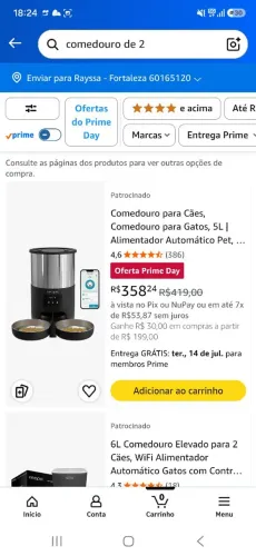Comedouro Pet automatico