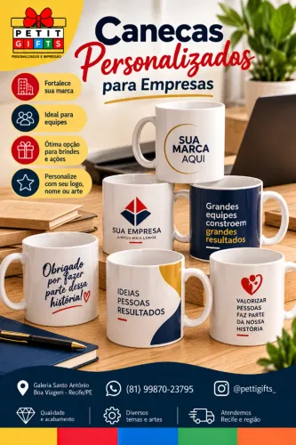 Caneca Personalizada com Logo para Empresas
